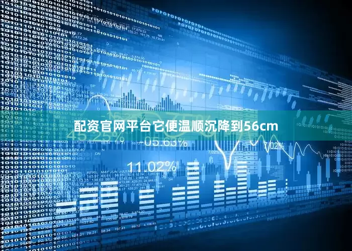 配资官网平台它便温顺沉降到56cm